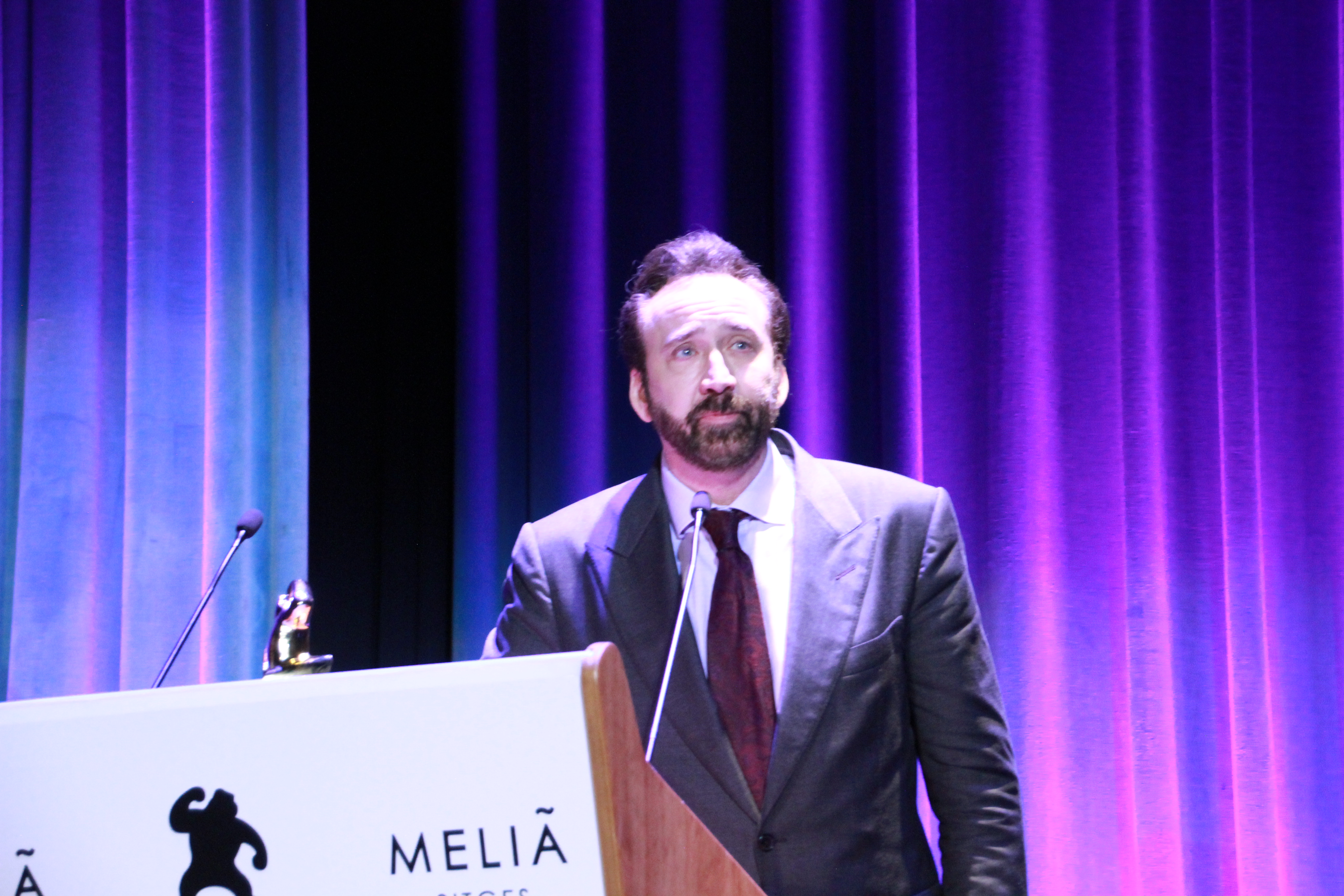 Nicolas Cage es premiado en Sitges Film Festival 2018